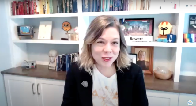 Screenshot of speaker from Cloud9 during PCA esports discussion